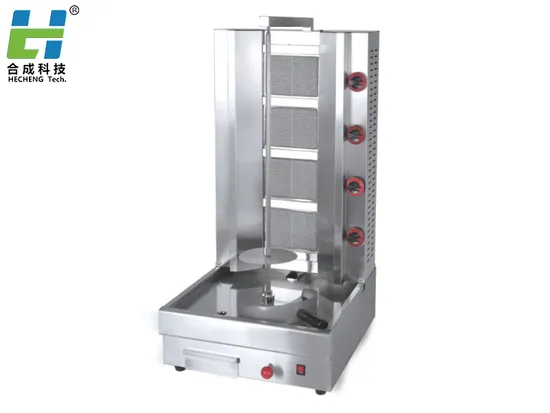 4 Burners Gas Shawarma Grill BBQ Machine Shawarma 