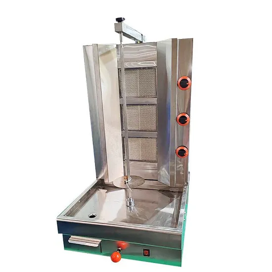Shawarma Grill Chicken Kebab Maker Desktop Automatic Roraty Doner Kebab Cutting Machine 