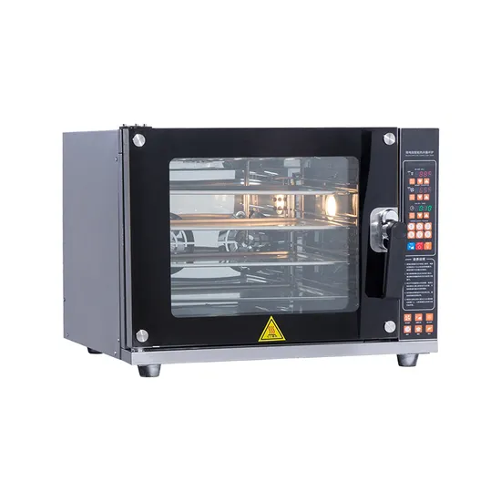 Mini Size 220V Four Tray Hot Air Convection Oven for Danish Pastry Bakery Croissant Viennoiserie Break 