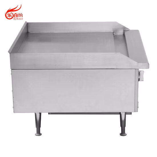 Kitchen Equipment Commercial 24 Inch Countertop Manual Control Gas Top Flat Burger Grill Griddle (EGG24S)