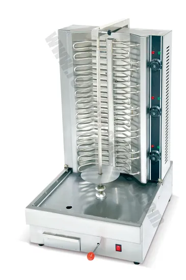 Gas Electric Doner Kebab Machine Meat Grill Shawarma Machine with High Quality Professional Design for West Food Restaurant Kitchen Catering Cooking 