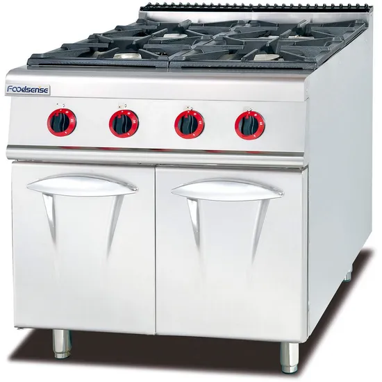 Factory Direct Sales Stainless Steel Durable Cooking Gas Range 