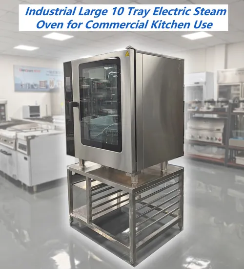 Professional 10 Tray Electric Steam Oven for Hotel Restaurant Use 