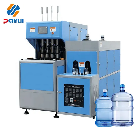 Semi Automatic Blowing Machine 2000bph 4 Cavities Bottle Blow Moulding Machine Can Blow Bottles of Various Capacities 